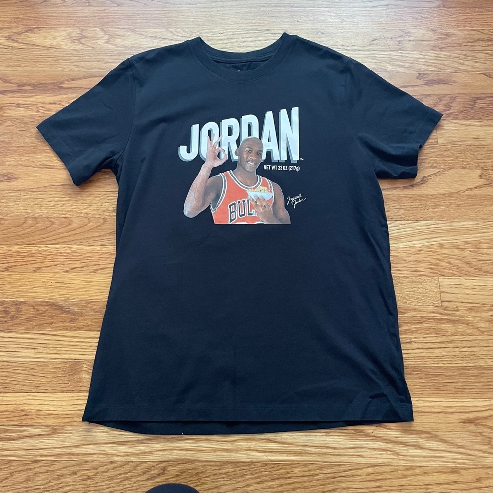 Jordan Wheaties Micheal Jordan T-shirt L - Picture 1 of 5